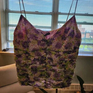 Zara-Floral tank‎ top